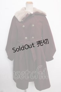 axes femme POETIQUE / アシメナポレオンロングコート M ワイン Y-25-02-16-232-AX-CO-SZ-ZT-C025