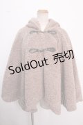 axes femme / カーリーボアケープポンチョ M モカ Y-25-02-16-233-AX-CO-SZ-ZT-C025