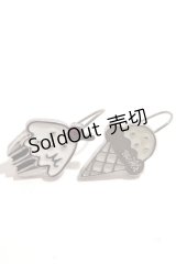 MILK / SWEETSピアス  シルバー Y-25-02-16-021-ML-AC-SZ-ZY