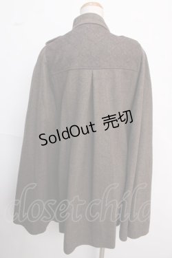 画像2: axes femme / ナポレオンマント風コート M 茶 Y-25-02-16-240-AX-CO-SZ-ZT-C020