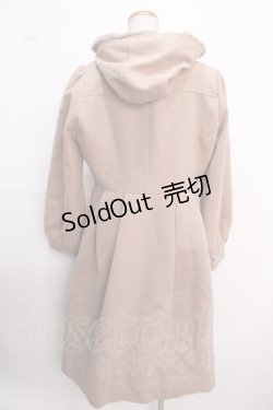 画像2: axes femme / パネル刺繍ダッフルコート L 茶 Y-25-02-16-244-AX-CO-SZ-ZT-C025