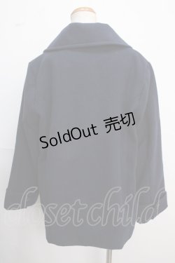 画像2: Fi.n.t / ダブル釦Aラインピーコート F ネイビー Y-25-02-16-245-CA-CO-SZ-ZT-C020