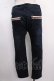 画像2: axes femme / レース配色ストレッチデニム M インディゴ Y-25-02-16-249-AX-PA-SZ-ZS (2)