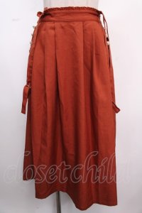 axes femme / サス付きタックスカート F オレンジ Y-25-02-16-270-AX-SK-SZ-ZI