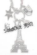 MILK / エッフェル塔ネックレス  シルバー Y-25-02-16-004-ML-AC-SZ-ZY