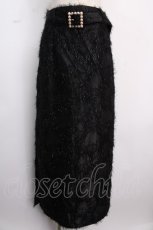 画像1: 【SALE】axes femme / ラメフェザータイトスカート  黒 Y-25-02-18-051-AX-SK-AS-ZT419 (1)