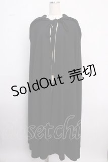 ATELIER BOZ / フード付きロングマント ブラック×ワイン Y-25-02-18 ATELIER BOZ / フード付きロングマント ブラック×ワイン Y-25-02-18