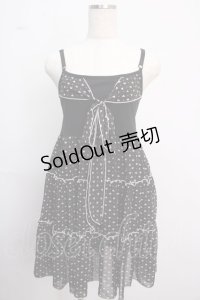 MILK / Little Heart Baby Doll  ブラック×ホワイト Y-25-02-18-067-ML-OP-SZ-ZY