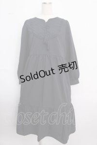 axes femme / キルティングブロッキングワンピース F 紺 Y-25-02-18-089-AX-OP-SZ-ZT425