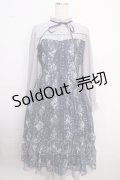 axes femme / フラワープリントレースワンピース F 紺 Y-25-02-18-090-AX-OP-SZ-ZI