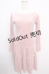 MILK / ベロアワンピース  ピンク Y-25-02-18-095-ML-OP-SZ-ZT
