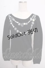 MILK / Snowトップス  ブラック Y-25-02-18-015-ML-TO-SZ-OS