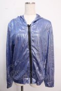 ACDC RAG / ラメZIPパーカー  青 Y-25-02-18-020-PU-TO-SZ-ZT253