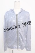 ACDC RAG / ラメZIPパーカー  青 Y-25-02-18-020-PU-TO-SZ-ZT253