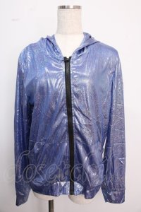 ACDC RAG / ラメZIPパーカー  青 Y-25-02-18-020-PU-TO-SZ-ZT253