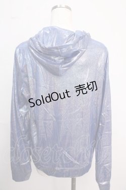 画像2: ACDC RAG / ラメZIPパーカー  青 Y-25-02-18-020-PU-TO-SZ-ZT253