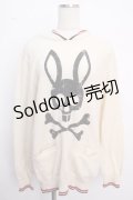 psycho bunny / プリントニットパーカー  キナリ Y-25-02-18-027-PU-TO-SZ-ZT318