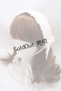 画像1: Angelic Pretty / Shadow Pearlヘッドドレス  オフ Y-25-02-21-046-AP-AC-SZ-ZY