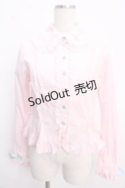 画像1: Angelic Pretty / カラフルネックレスブラウス  ピンク Y-25-02-21-053-AP-BL-SZ-ZY