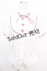 BABY,THE STARS SHINE BRIGHT / オズの魔法使いドロシーブラウス  白ｘ赤 Y-25-02-21-056-BA-BL-SZ-ZY