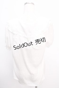 画像2: Amavel / シエスタハートベア刺繍入りくま耳付ブラウス F ボルドー Y-25-02-21-074-CA-BL-SZ-ZY