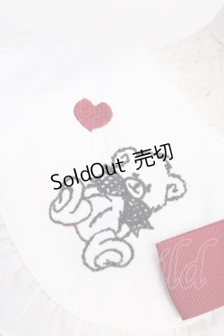 画像3: Amavel / シエスタハートベア刺繍入りくま耳付ブラウス F ボルドー Y-25-02-21-074-CA-BL-SZ-ZY