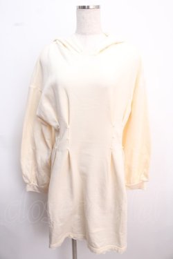 画像1: axes femme POETIQUE / レースアップパーカーワンピース Free オフ Y-25-02-21-091-AX-OP-SZ-ZT318