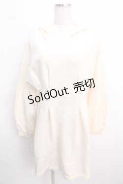 画像1: axes femme POETIQUE / レースアップパーカーワンピース Free オフ Y-25-02-21-091-AX-OP-SZ-ZT318