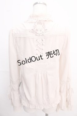 画像2: Ozz oneste / Collar Ruffleブラウス  生成り Y-25-02-21-112-OO-BL-SZ-ZS