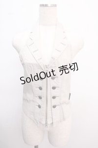 Ozz Croce / ホルターネックベスト  オフ Y-25-02-21-119-OO-JA-SZ-ZS