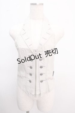画像1: Ozz Croce / ホルターネックベスト  オフ Y-25-02-21-119-OO-JA-SZ-ZS