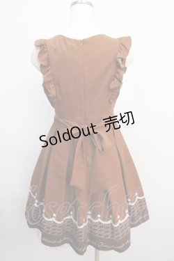 画像2: Ank Rouge / チョコレートホイップワンピース  ブラウン Y-25-02-21-131-CA-OP-SZ-ZY