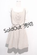axes femme / レジメ柄ジャンドレ  ベージュ Y-25-02-21-140-AX-BL-SZ-ZT