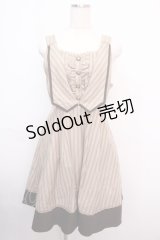 axes femme / レジメ柄ジャンドレ  ベージュ Y-25-02-21-140-AX-BL-SZ-ZT