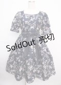 axes femme kawaii / カトルオワジヨンワンピース M 紺 Y-25-02-21-153-AX-OP-SZ-ZY