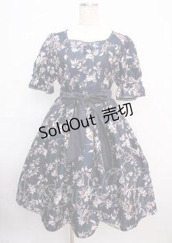 画像1: axes femme kawaii / カトルオワジヨンワンピース M 紺 Y-25-02-21-153-AX-OP-SZ-ZY