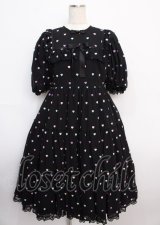 Angelic Pretty / Candy Petit Heartワンピース  黒 Y-25-02-21-179-AP-OP-AS-ZS