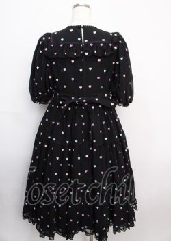 画像2: Angelic Pretty / Candy Petit Heartワンピース  黒 Y-25-02-21-179-AP-OP-AS-ZS