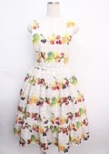 Melody BasKet / Fruits BasKetサロペットスカート  ベージュ Y-25-02-21-180-LO-SK-AS-ZY