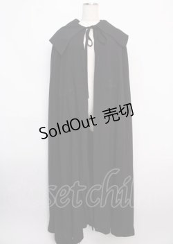画像1: Moi-meme-Moitie / クロスローズ刺繍マント  ブラック Y-25-02-21-191-MO-JA-SZ-ZT073