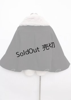 画像2: axes femme POETIQUE / ベルスリーブショートコート M 黒 Y-25-02-21-192-AX-CO-SZ-ZT-C027