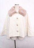 axes femme POETIQUE / ベルスリーブショートコート M 生成り Y-25-02-21-193-AX-CO-SZ-ZT-C027