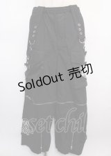 BACKSTAGE PASS / サスペンダーワイドカーゴパンツ F 黒 Y-25-02-21-202-PU-PA-SZ-ZY