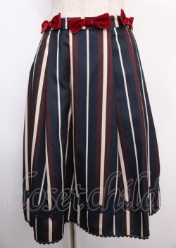 画像1: axes femme kawaii / レジメンスカート M 紺 Y-25-02-21-226-AX-SK-SZ-OS