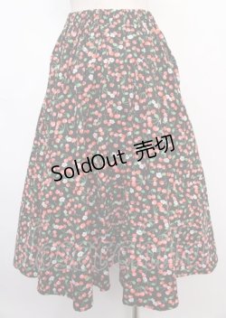 画像2: Physical Drop / サーキュラースカート  チェリーブラック Y-25-02-21-230-LO-SK-SZ-ZY