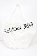 Maison de FLEUR / リボン帆布キャリーオンバッグ F アイボリー Y-25-02-21-033-LO-BG-SZ-ZT0509