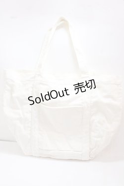 画像2: Maison de FLEUR / リボン帆布キャリーオンバッグ F アイボリー Y-25-02-21-033-LO-BG-SZ-ZT0509