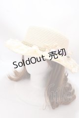 axes femme / 巻きバラレースカンカン帽  オフ Y-25-02-21-041-AX-AC-AS-ZY