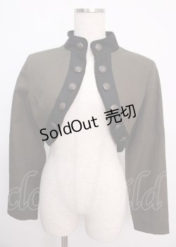 画像1: EXCENTRIQUE / ヘリンボン・ナイトジャケット OS カーキ Y-25-02-26-005-EL-JA-SZ-ZT161