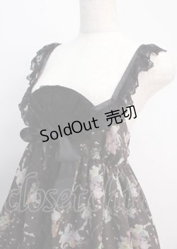 画像3: ALICE and the PIRATES / オフィーリアブーケ〜花に葬られた夜〜柄ジャンパースカートII   こげ茶 Y-25-02-26-030-PA-OP-SZ-ZY